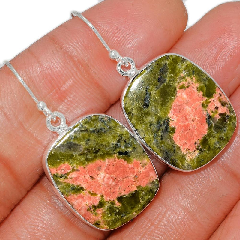 1.5" Unakite Earrings - UNKE350