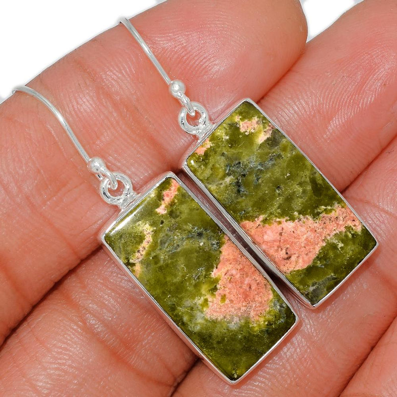 1.7" Unakite Earrings - UNKE359