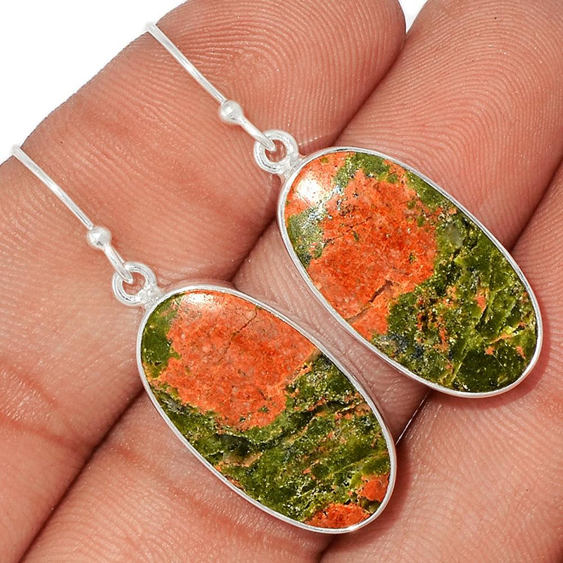 1.7" Unakite Earrings - UNKE368