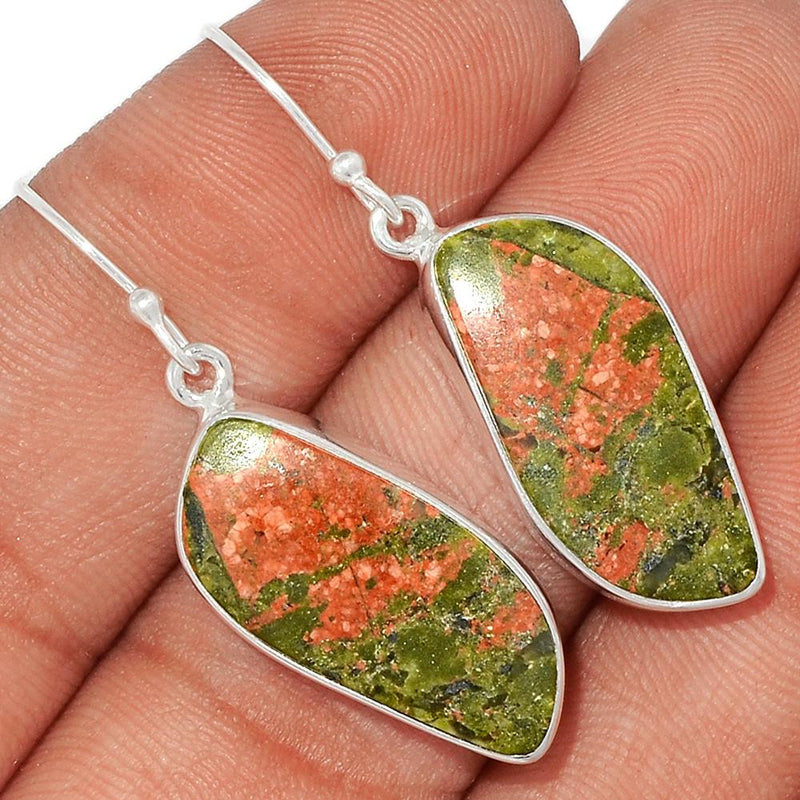 1.7" Unakite Earrings - UNKE372