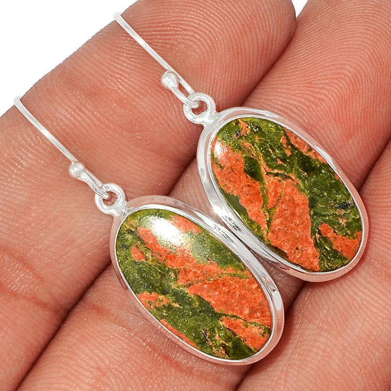 1.6" Unakite Earrings - UNKE376