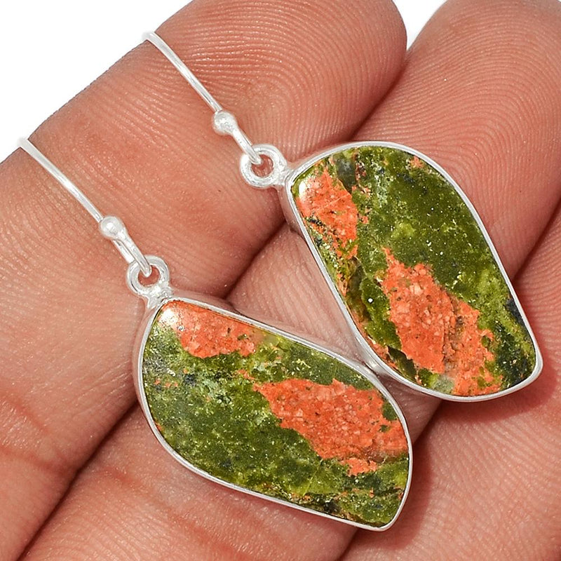 1.7" Unakite Earrings - UNKE378