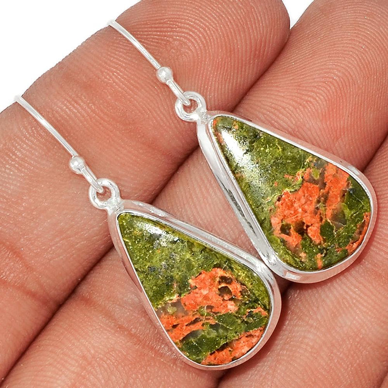 1.7" Unakite Earrings - UNKE381