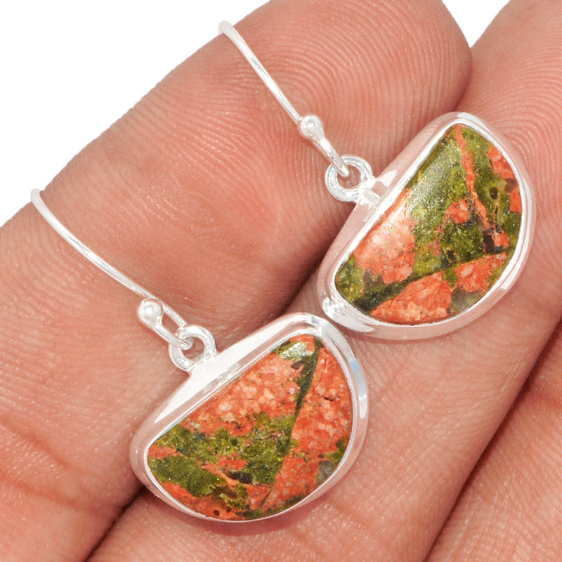 1.1" Unakite Earrings - UNKE484