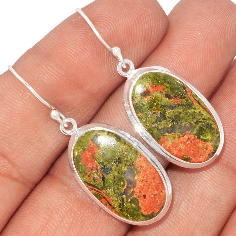 1.6" Unakite Earrings - UNKE486