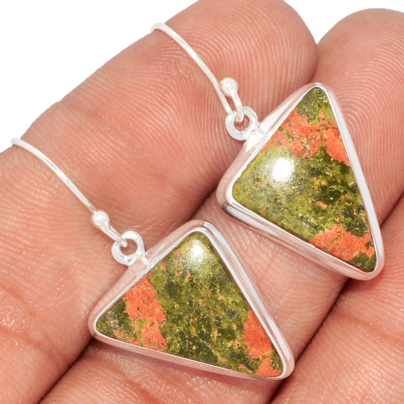 1.3" Unakite Earrings - UNKE487