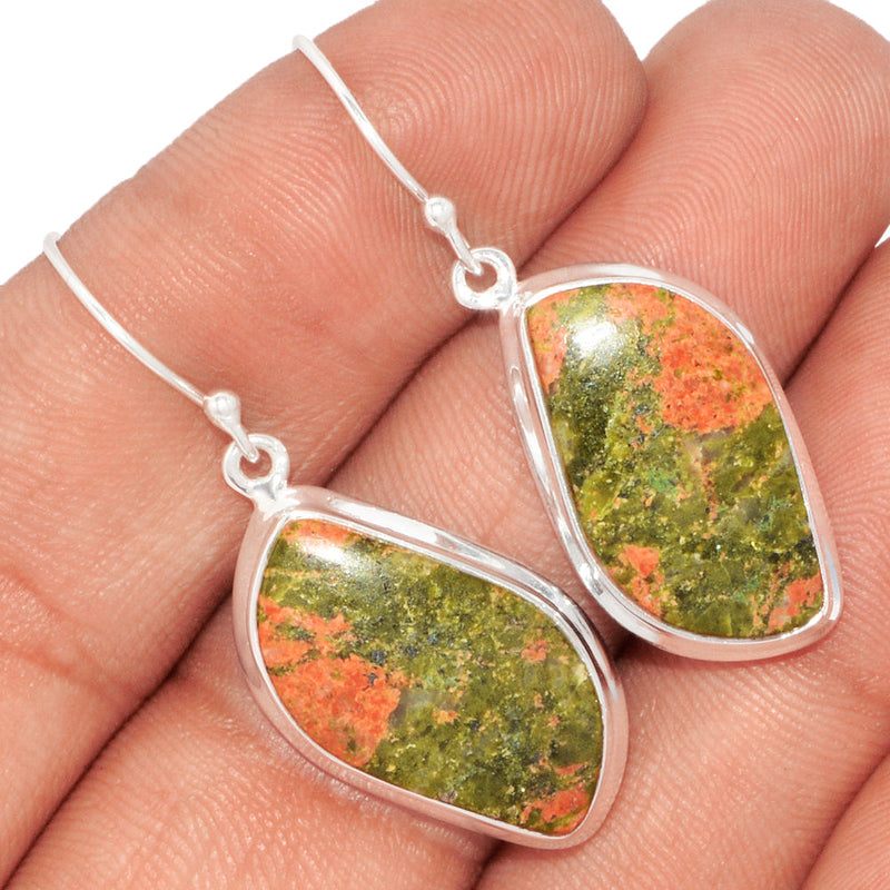 1.6" Unakite Earrings - UNKE489