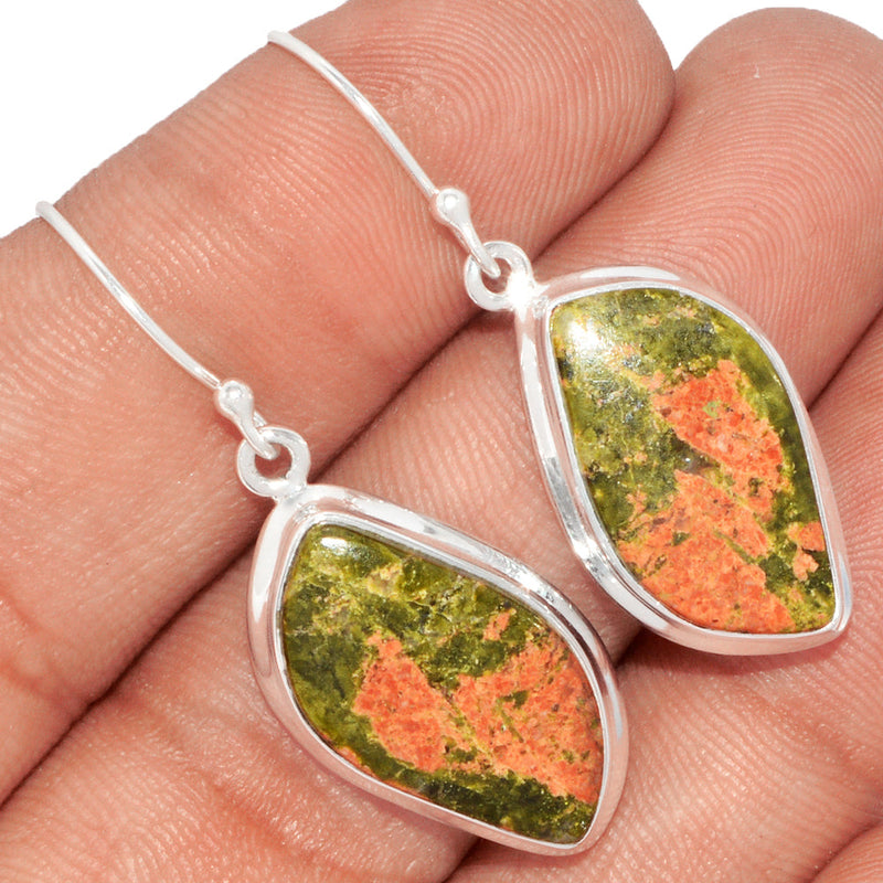 1.6" Unakite Earrings - UNKE495