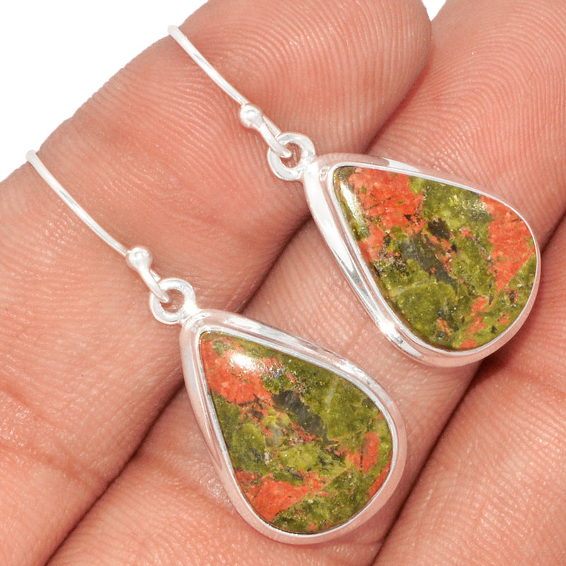 1.3" Unakite Earrings - UNKE497