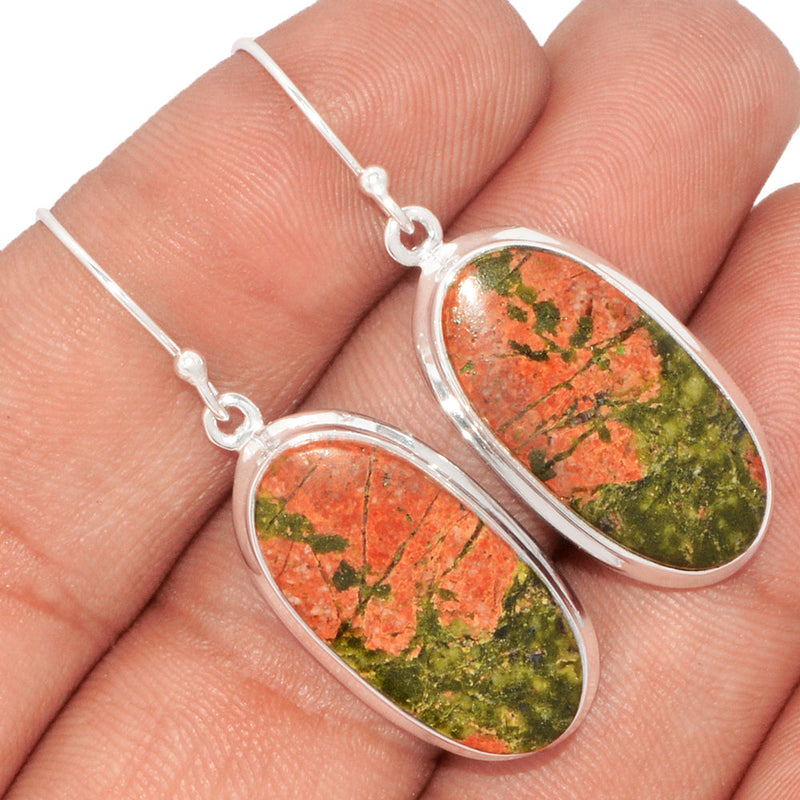 1.7" Unakite Earrings - UNKE503