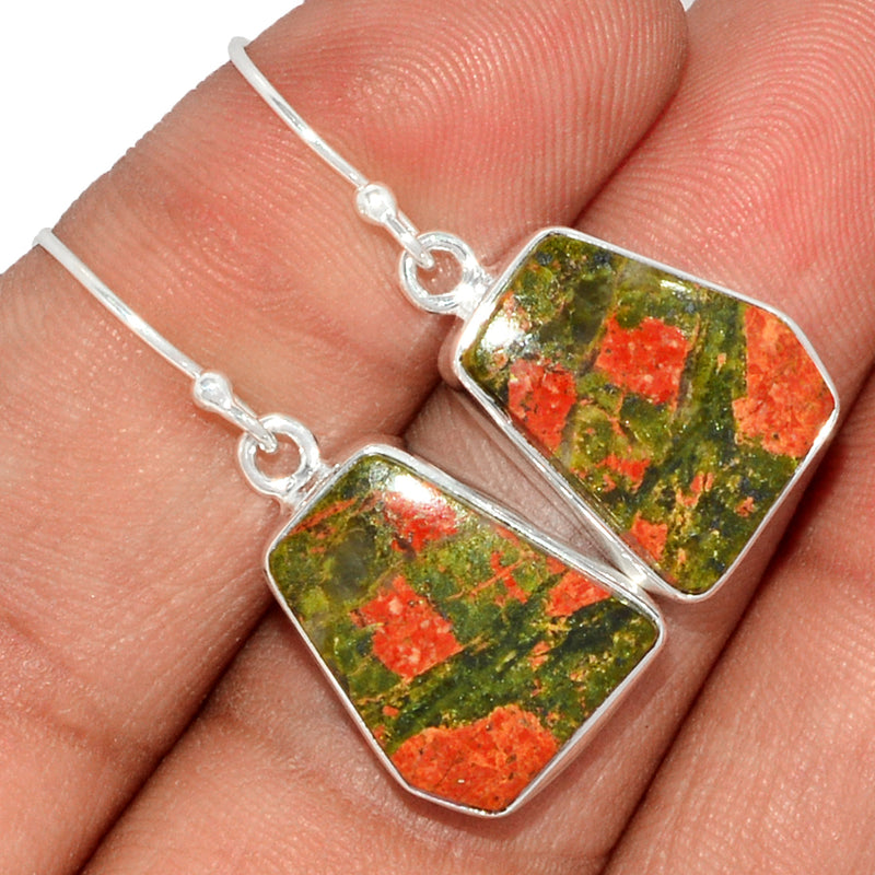 1.3" Unakite Earrings - UNKE606