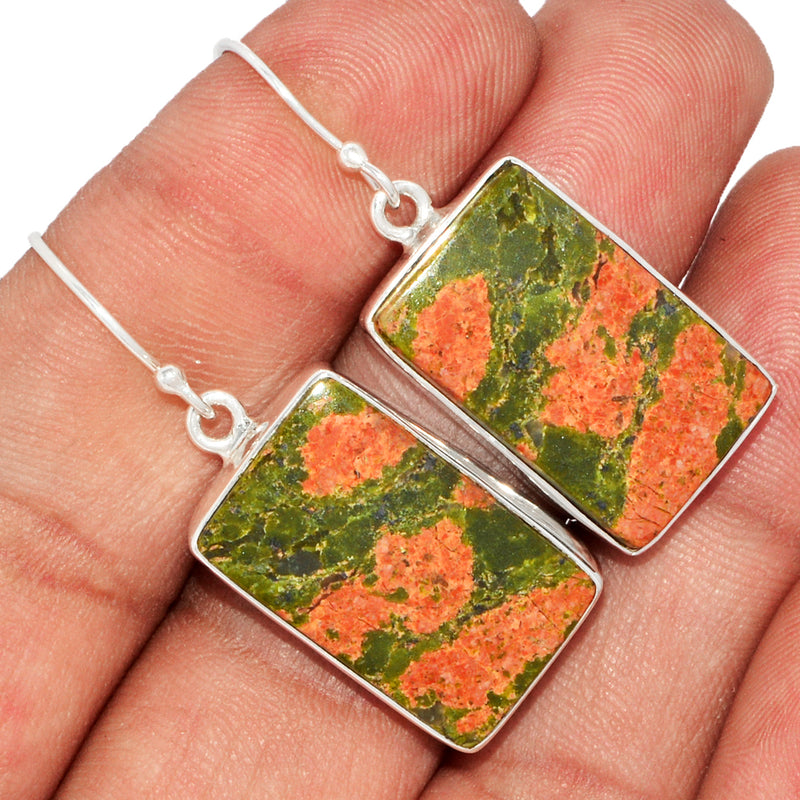 1.5" Unakite Earrings - UNKE612