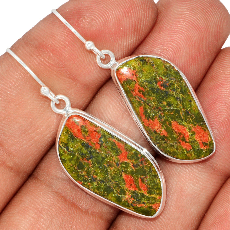 1.7" Unakite Earrings - UNKE617