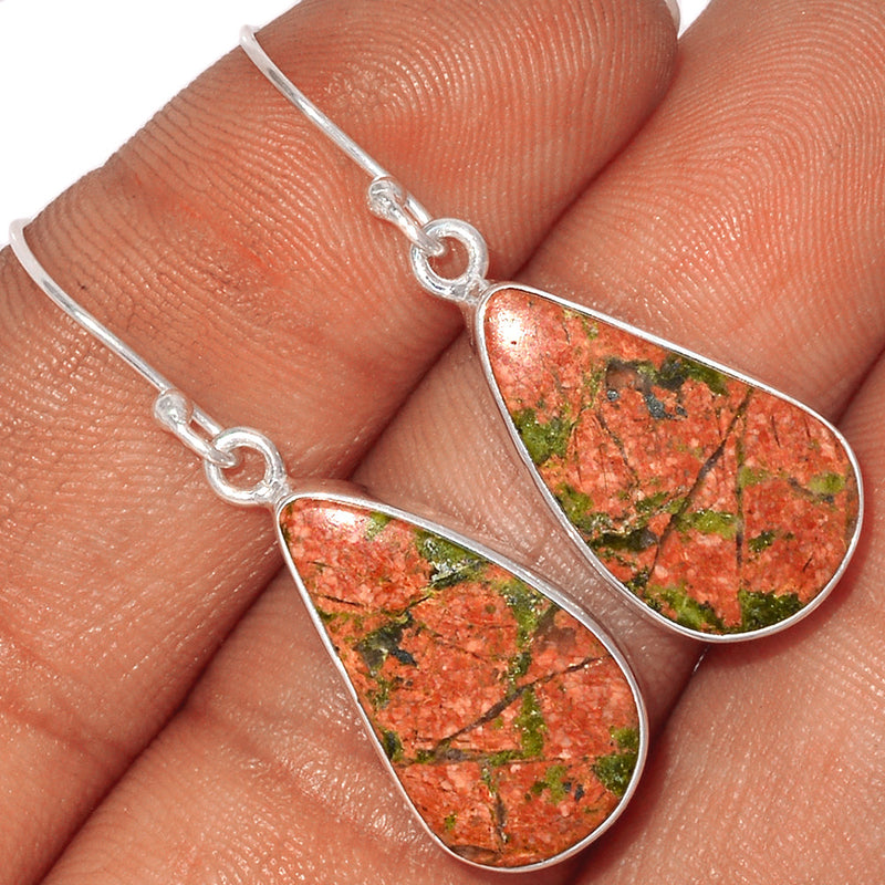 1.5" Unakite Earrings - UNKE637