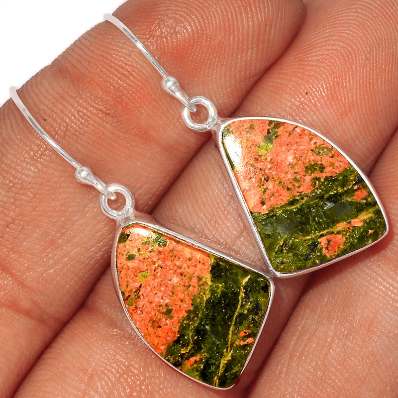 1.5" Unakite Earrings - UNKE645