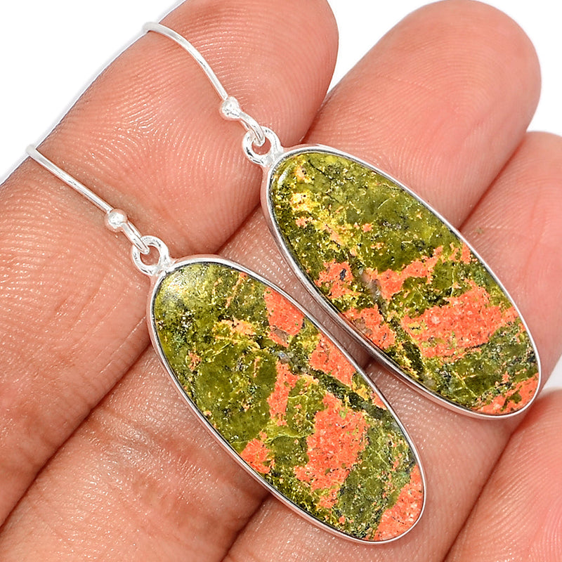 2" Unakite Earrings - UNKE648