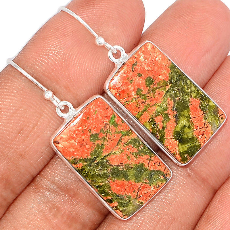 1.6" Unakite Earrings - UNKE652