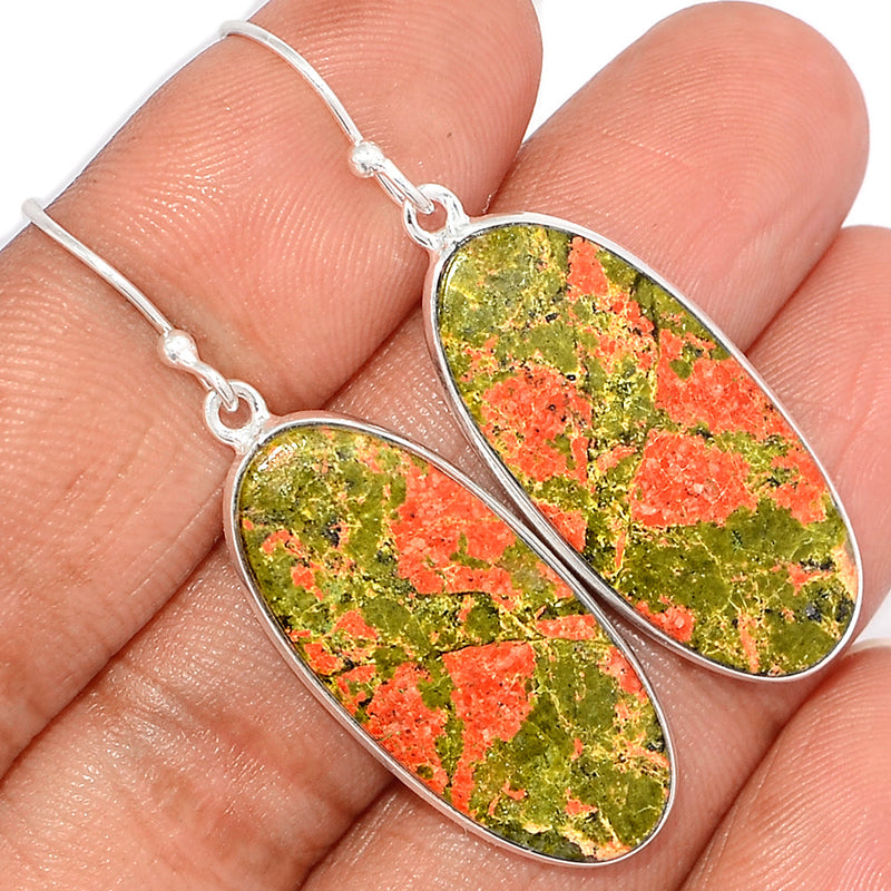 1.8" Unakite Earrings - UNKE659