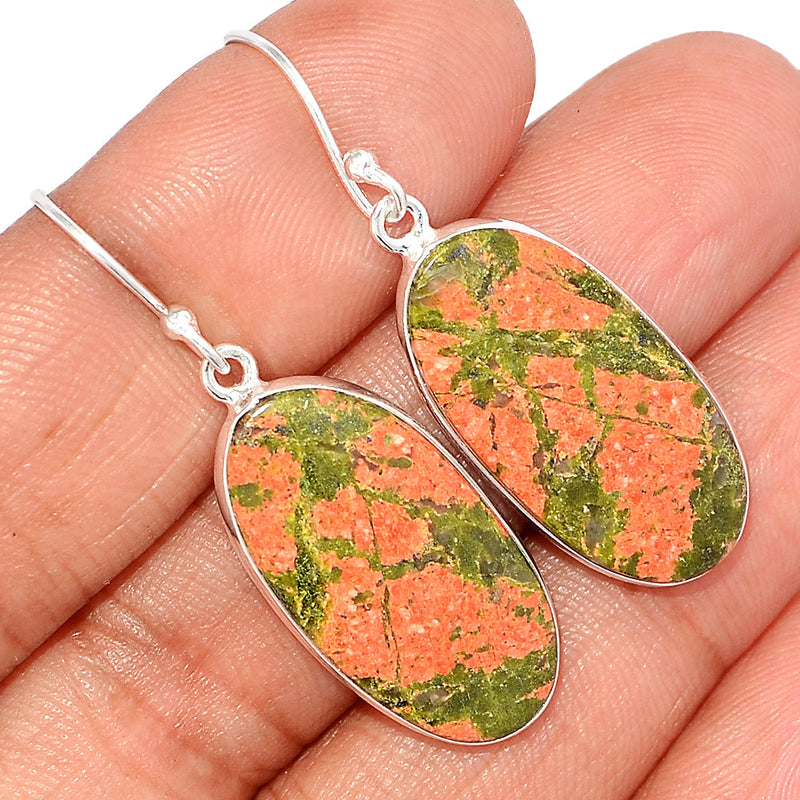 1.7" Unakite Earrings - UNKE680