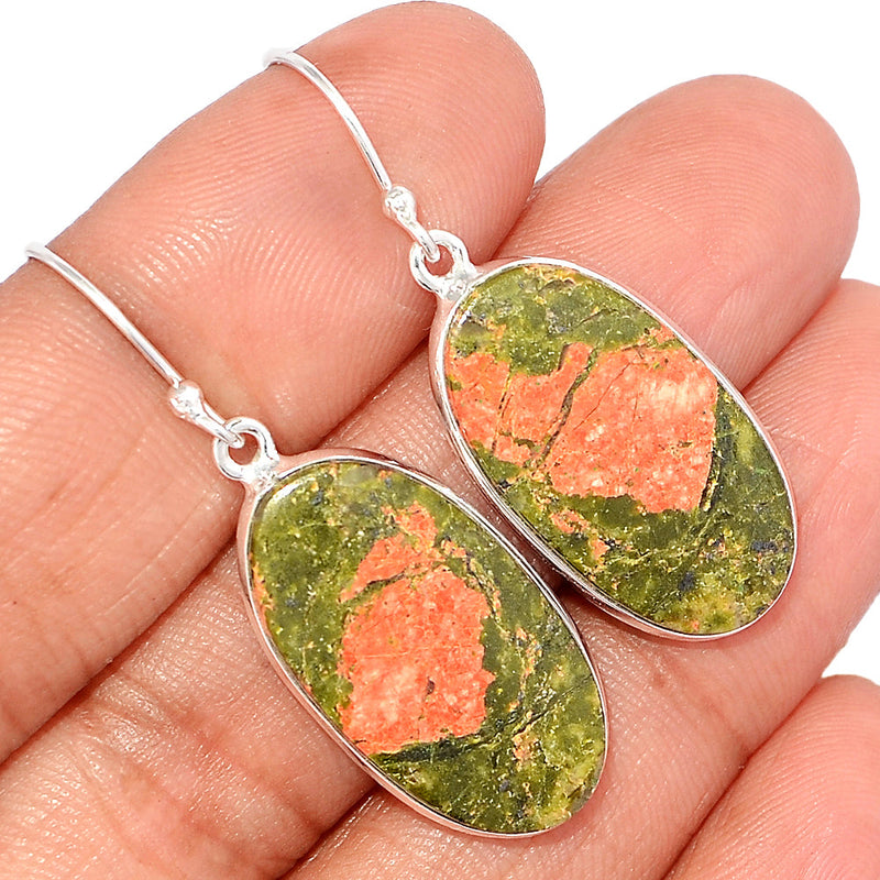 1.7" Unakite Earrings - UNKE682