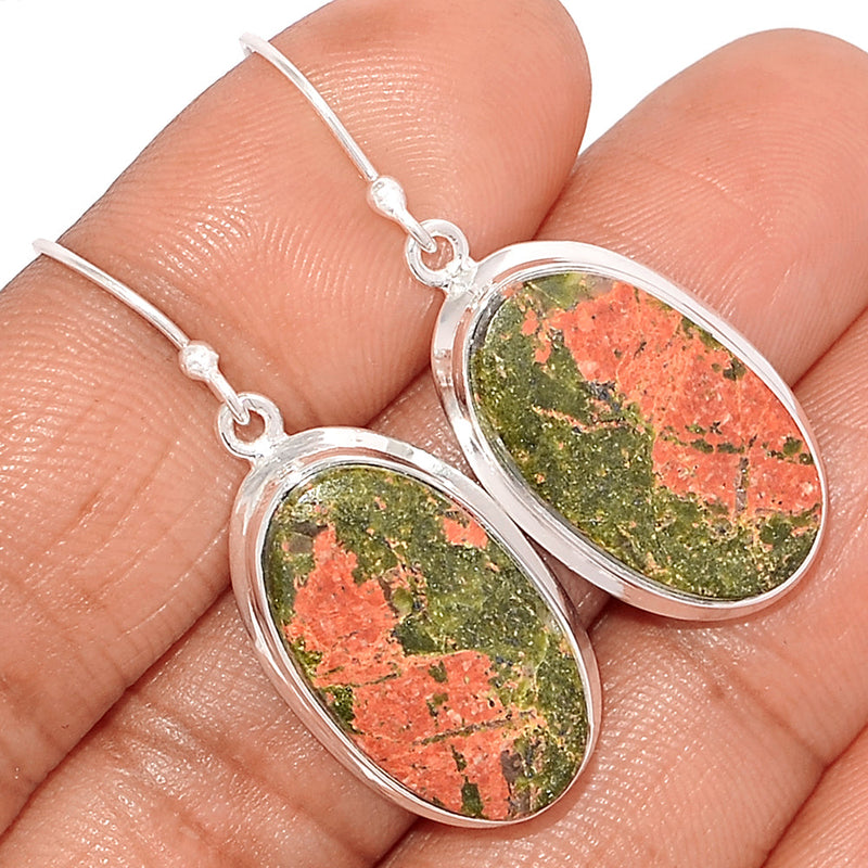 1.6" Unakite Earrings - UNKE701