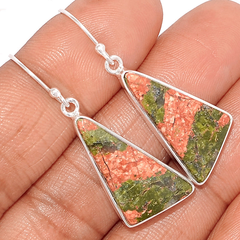 1.7" Unakite Earrings - UNKE702