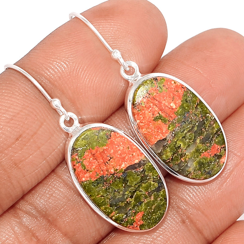 1.6" Unakite Earrings - UNKE703