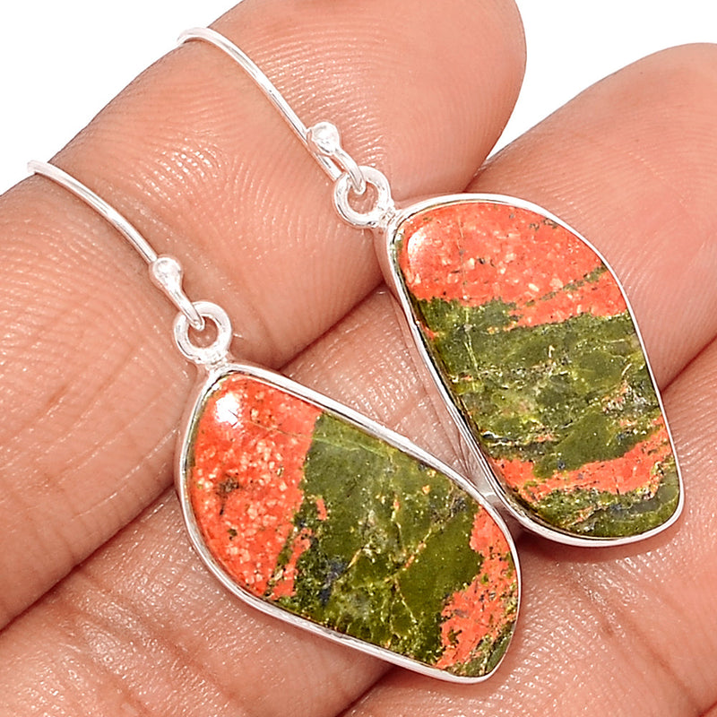 1.6" Unakite Earrings - UNKE723