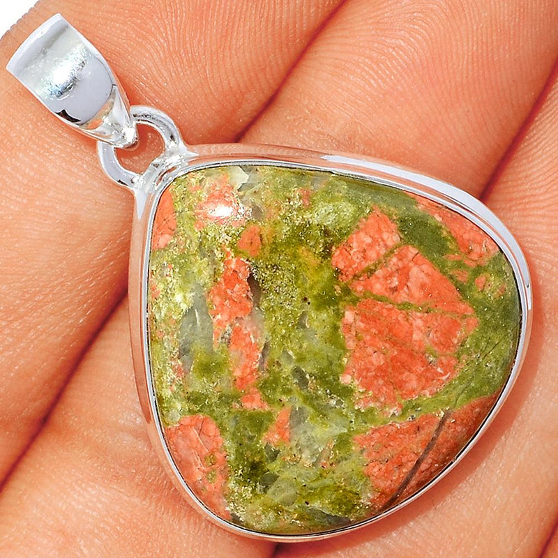 1.5" Unakite Pendants - UNKP350