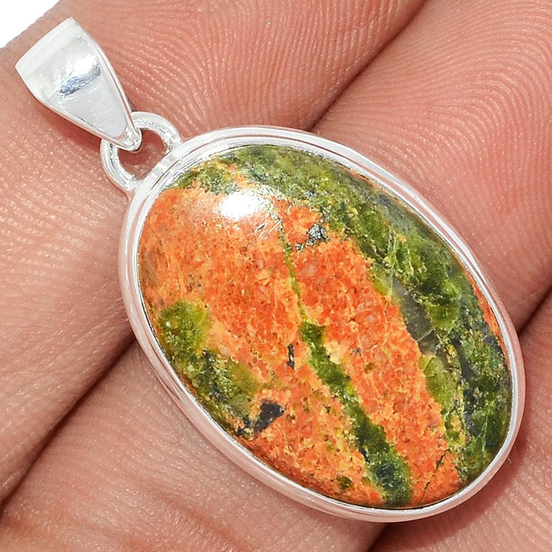 1.5" Unakite Pendants - UNKP390