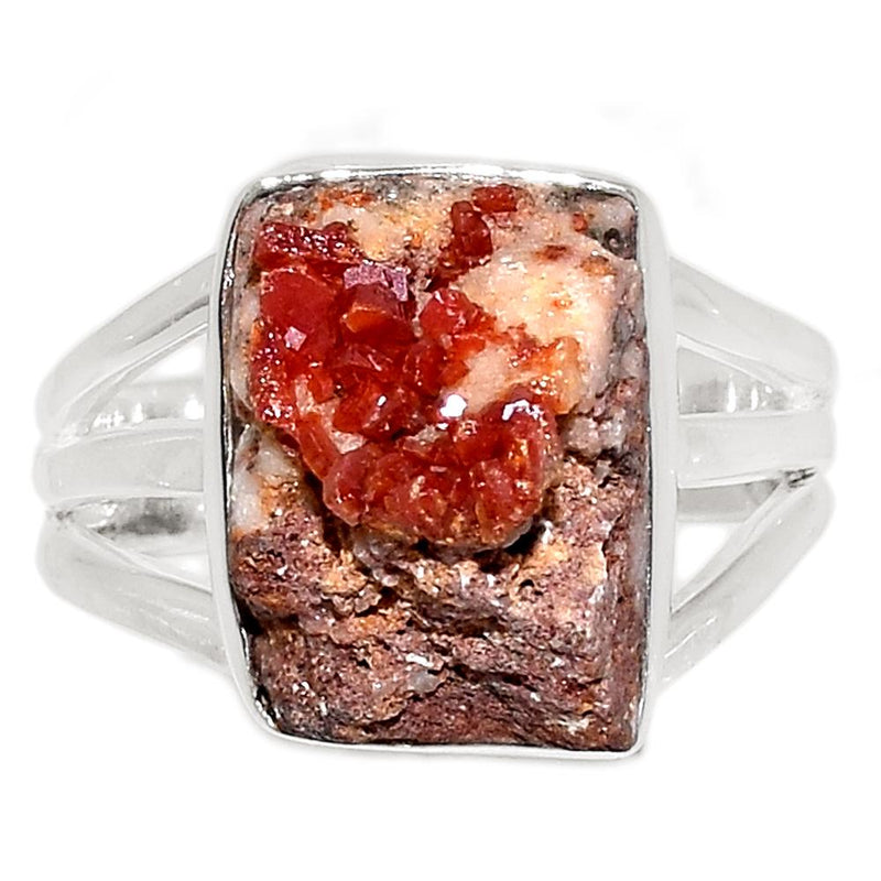 Vanadinite Crystal Ring - VDCR91