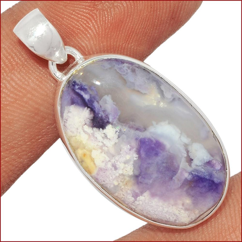 1.5" Violet Flame Opal Pendants - VFOP214
