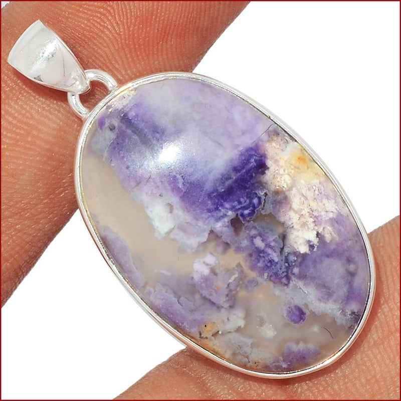 1.6" Violet Flame Opal Pendants - VFOP219