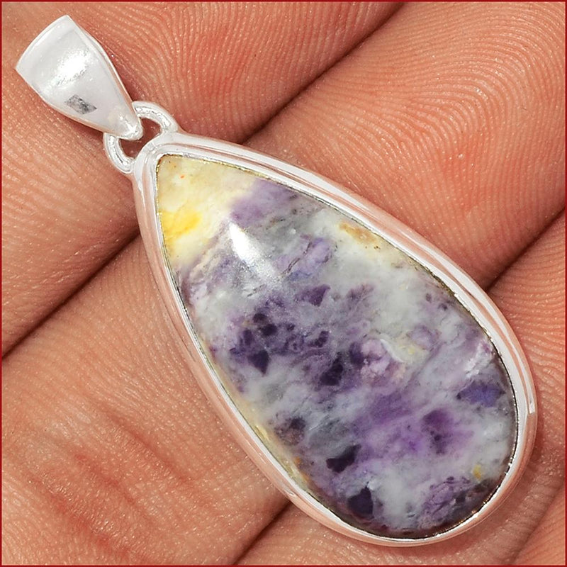 1.6" Violet Flame Opal Pendants - VFOP222