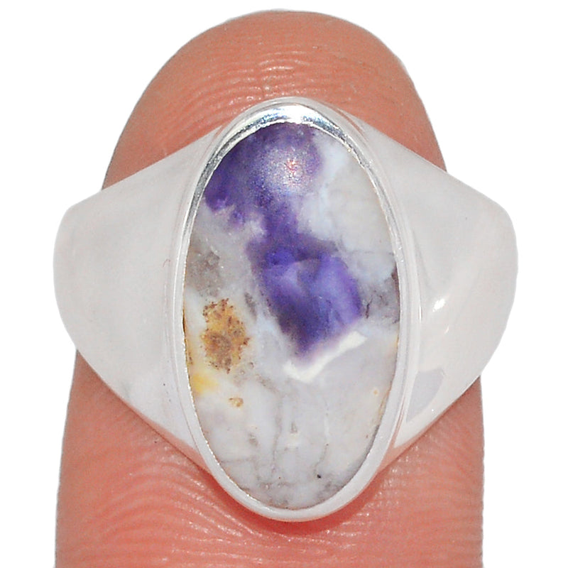 Solid - Violet Flame Opal Ring - VFOR298