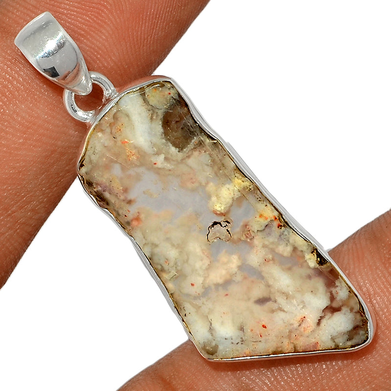 1.8" Violet Flame Opal Slice Pendants - VFSP133