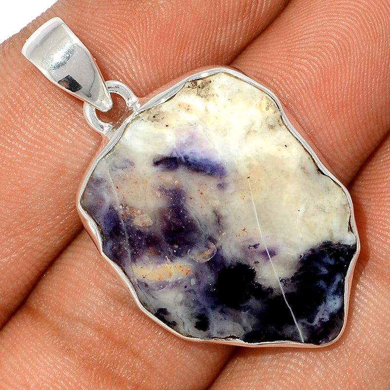 1.6" Violet Flame Opal Slice Pendants - VFSP144