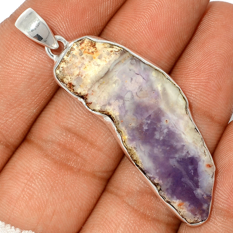 2.2" Violet Flame Opal Slice Pendants - VFSP150