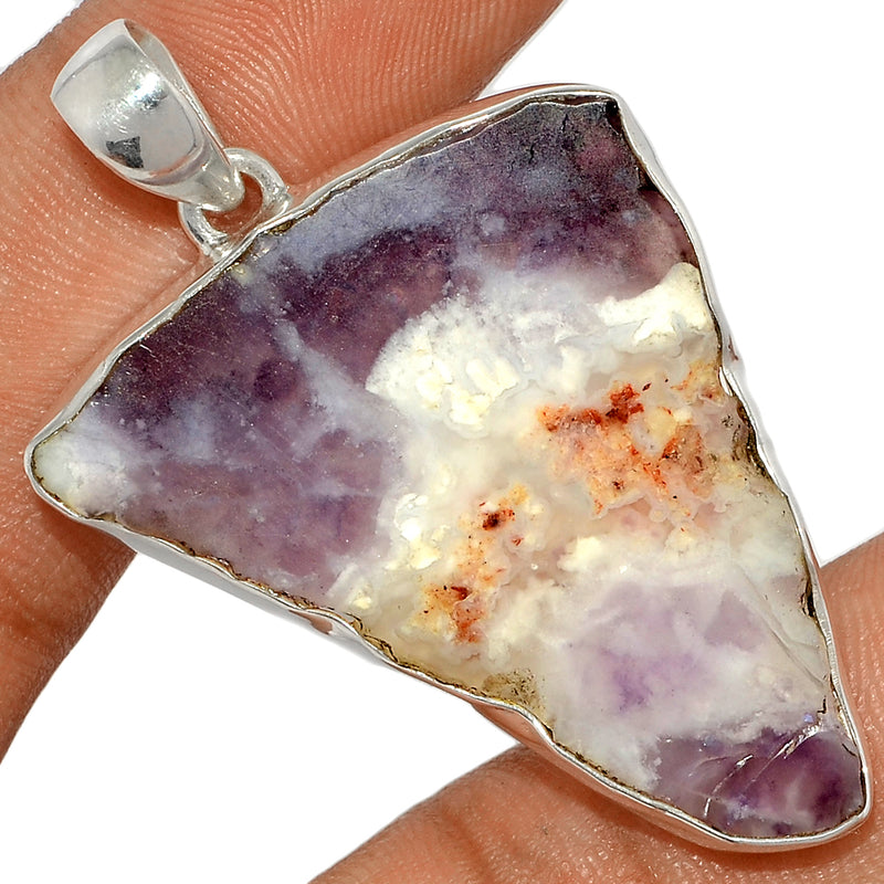 2" Violet Flame Opal Slice Pendants - VFSP157