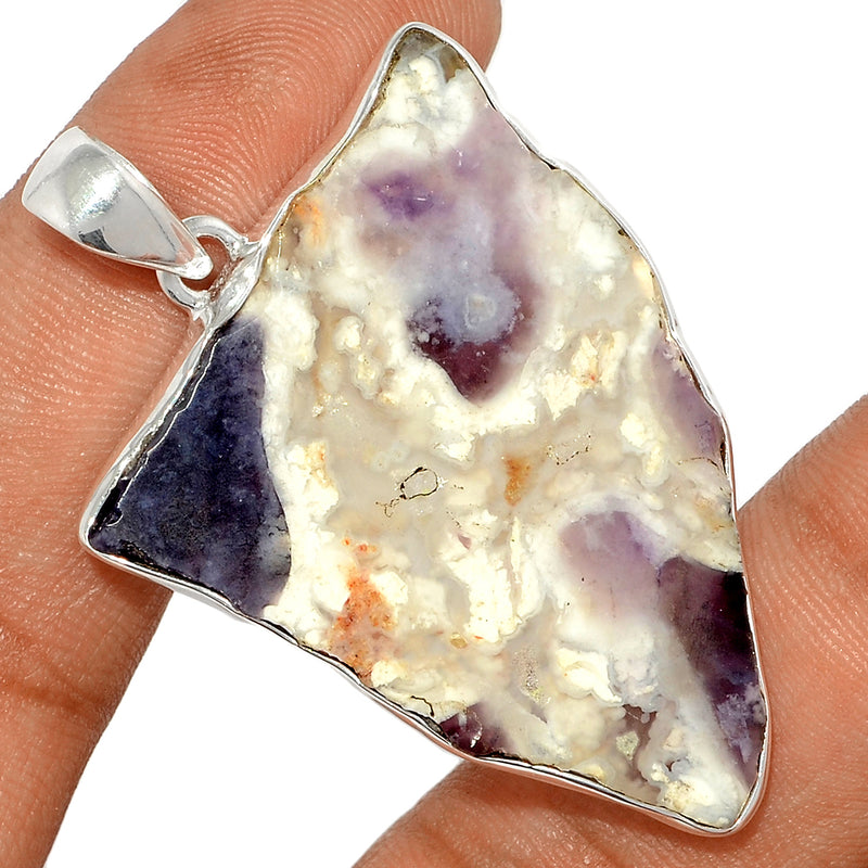 2" Violet Flame Opal Slice Pendants - VFSP158