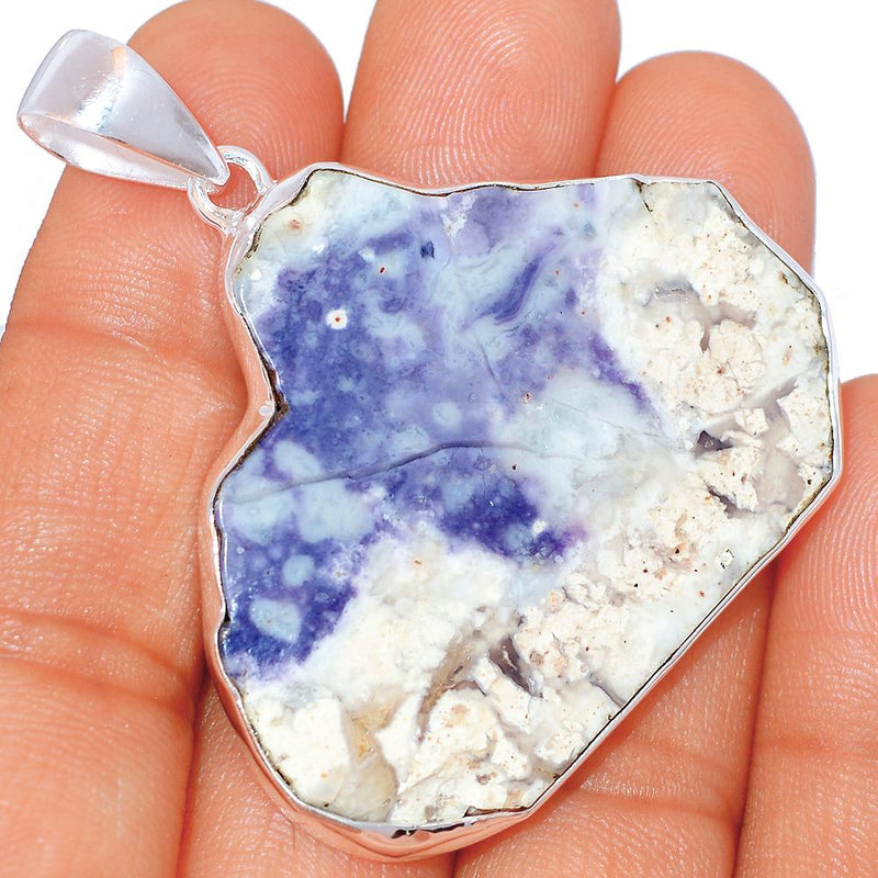 1.8" Violet Flame Opal Slice Pendants - VFSP26