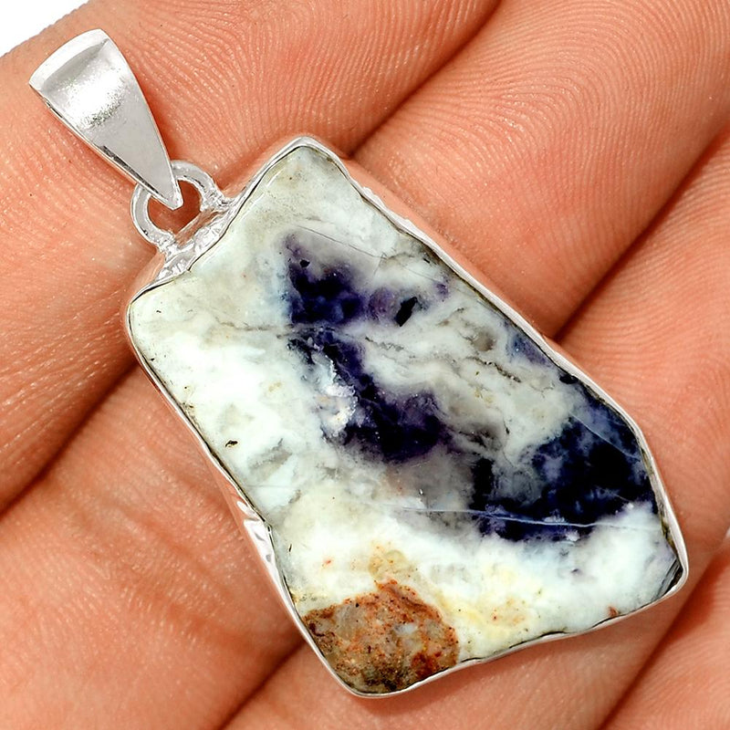 1.8" Violet Flame Opal Slice Pendants - VFSP50