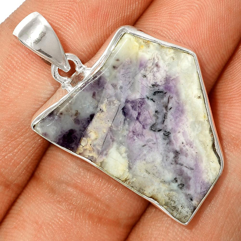 1.6" Violet Flame Opal Slice Pendants - VFSP60