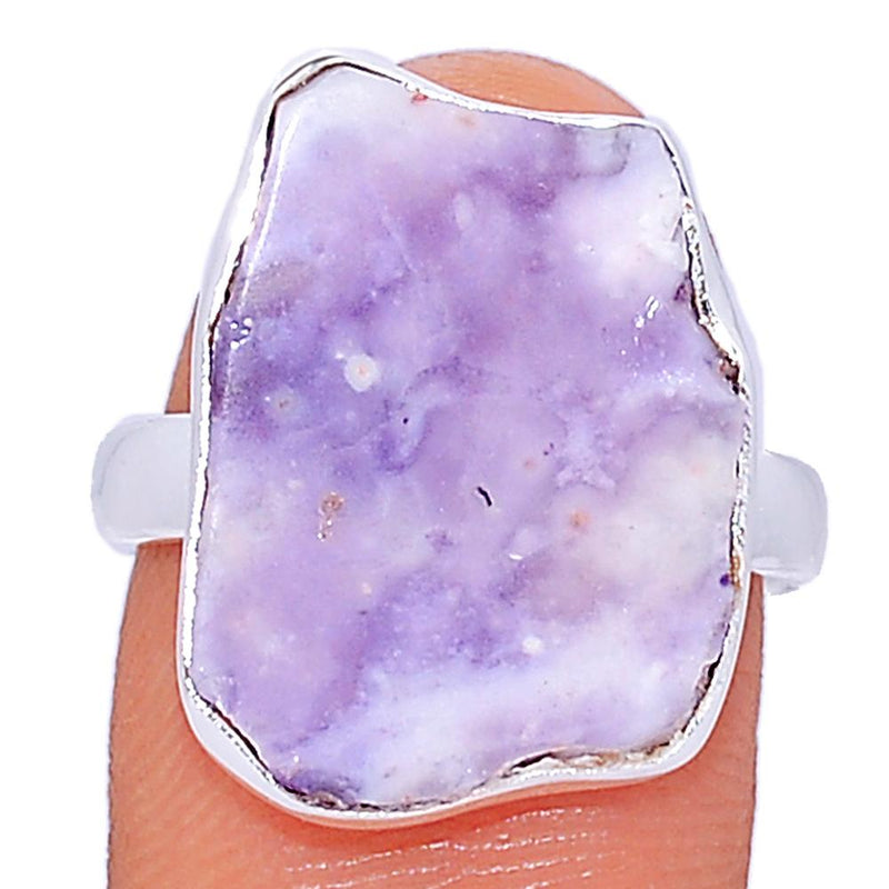 Violet Flame Opal Slice Ring - VFSR18