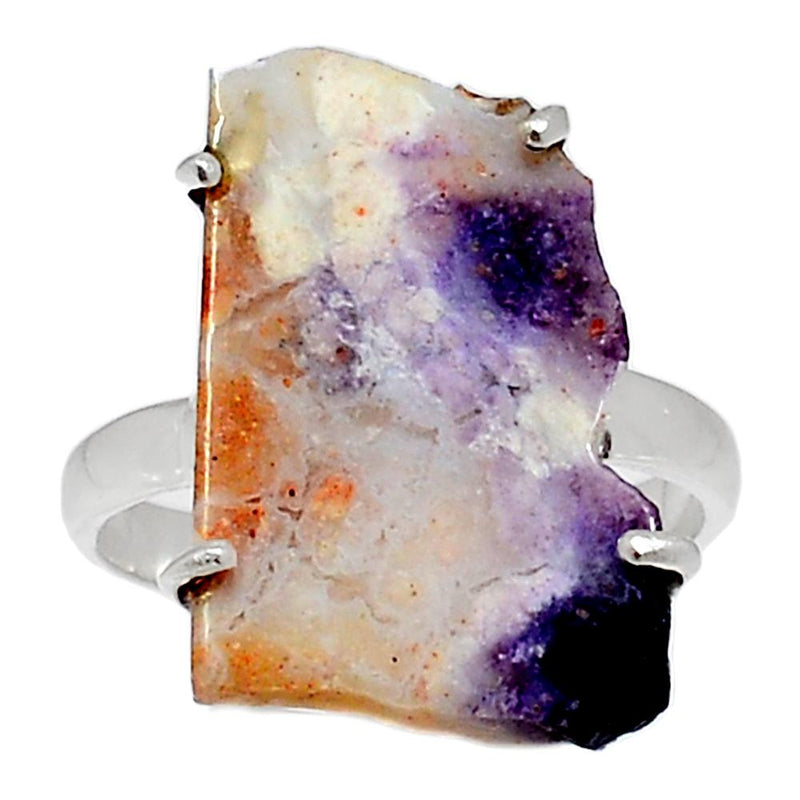 Claw - Violet Flame Opal Slice Ring - VFSR61