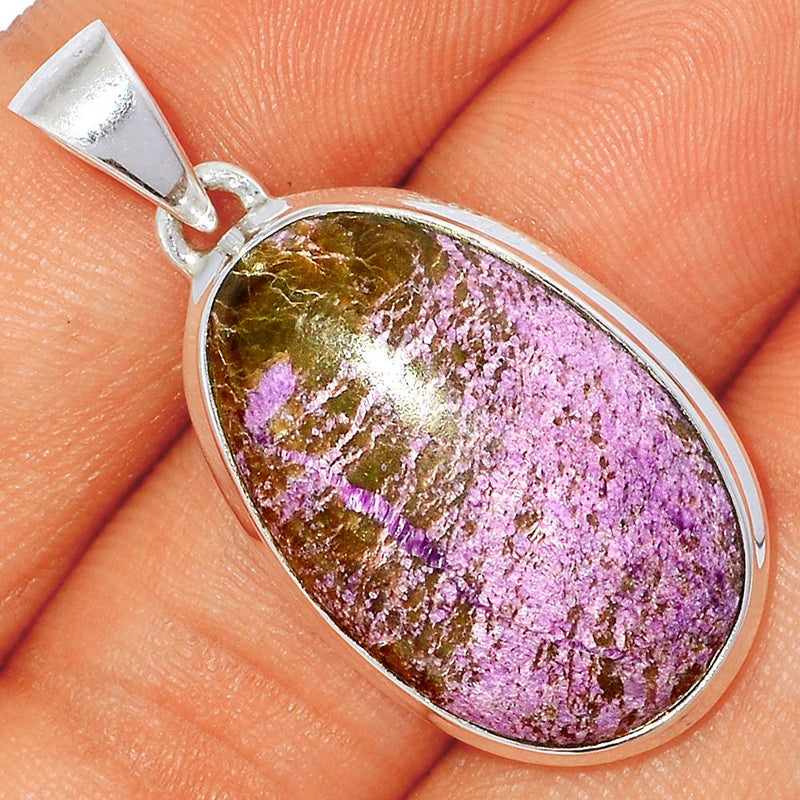 1.5" Variscite In Purpurite Pendants - VIPP468