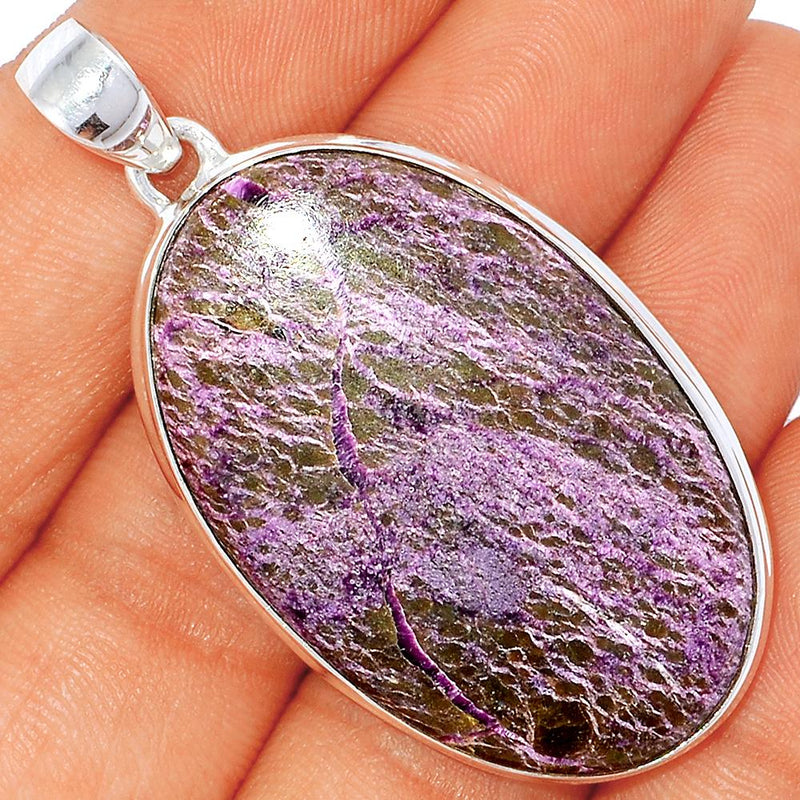 2" Variscite In Purpurite Pendants - VIPP513