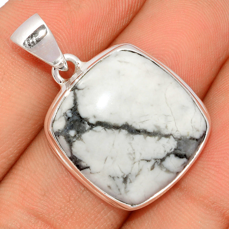 1.3" White Howlite Pendants - WHOP622