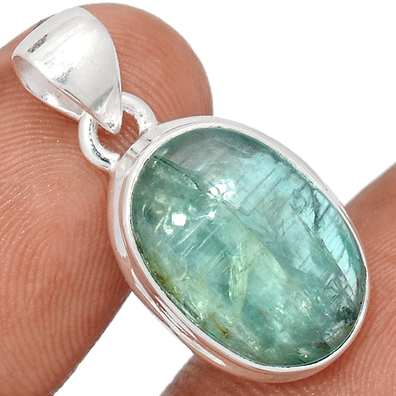 1.1" Aqua Kyanite Cabochon Pendants - AKCP262
