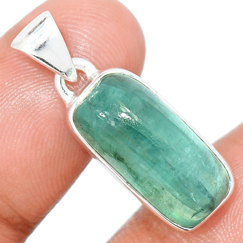 1.1" Aqua Kyanite Cabochon Pendants - AKCP264